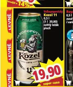 Norma Pivo velkopopovický kozel 11 nabídka