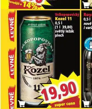 Norma Pivo velkopopovický kozel 11 nabídka