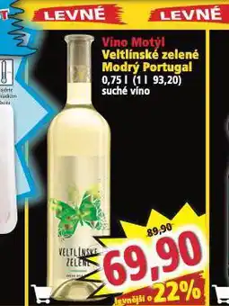 Norma Víno motýl modrý portugal nabídka