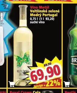 Norma Víno motýl veltínské zelené nabídka