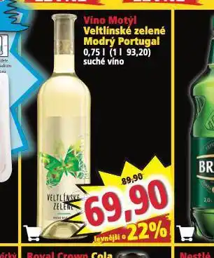 Norma Víno motýl veltínské zelené nabídka