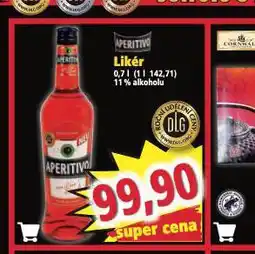 Norma Aperitivo likér nabídka