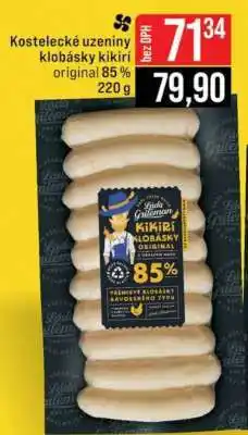 Jip Kostelecké uzeniny klobásky kikiri original 85% 220 g nabídka