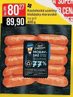 Jip Kostelecké uzeniny klobásky moravské na gril nabídka