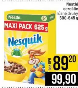 Jip Nestlé cereálie nabídka