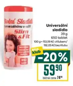 Billa Universální sladidlo nabídka