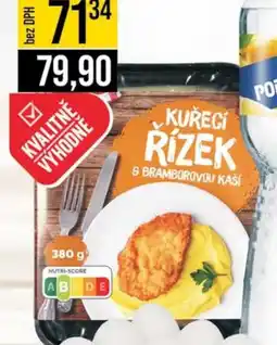 Jip Kuřecí řízek smažený s bramborovou kaší nabídka