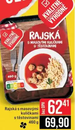 Jip Rajská s masovými kuličkami s těstovinami nabídka
