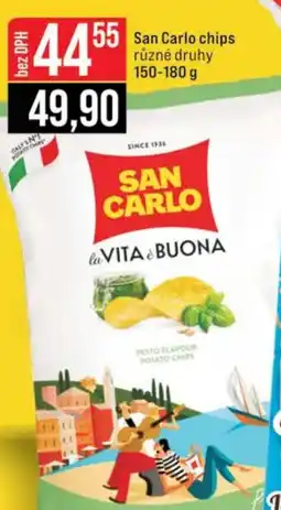 Jip San Carlo chips nabídka