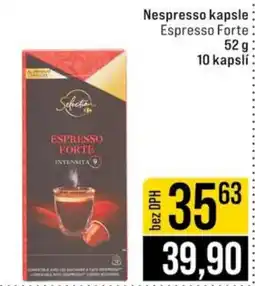Jip Nespresso kapsle Espresso Forte nabídka