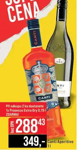 Jip Canti Aperitivo nabídka