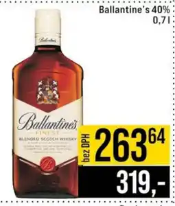 Jip Ballantine's 40% nabídka