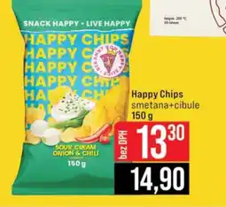 Jip Happy Chips smetana+cibule nabídka