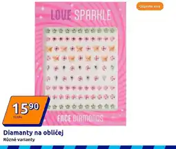 Action Diamanty na obličej nabídka