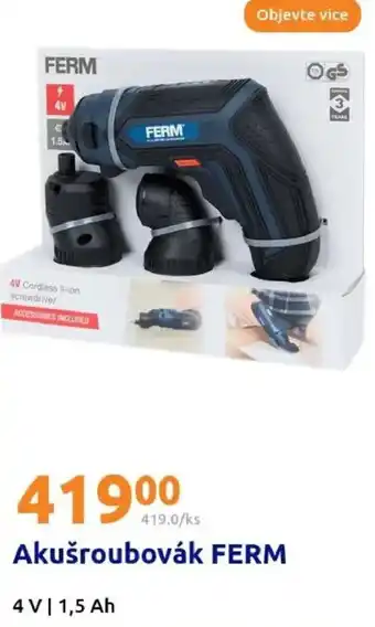 Action Akušroubovák FERM nabídka