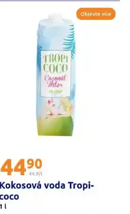 Action Kokosová voda Tropi-coco nabídka