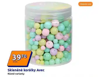 Action Skleněné korálky Avec nabídka