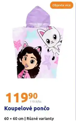 Action Koupelové pončo nabídka