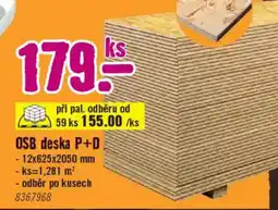Hornbach OSB deska P+D nabídka