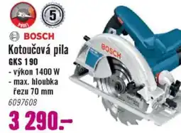 Hornbach BOSCH Kotoučová pila GKS 190 nabídka