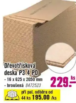 Hornbach Dřevotřísková deska P3 4 PD nabídka