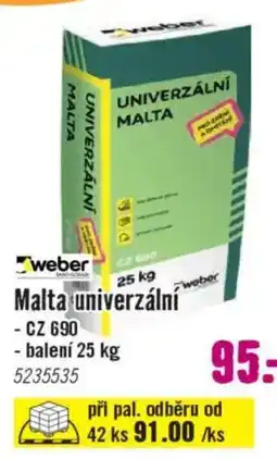 Hornbach Malta univerzální nabídka