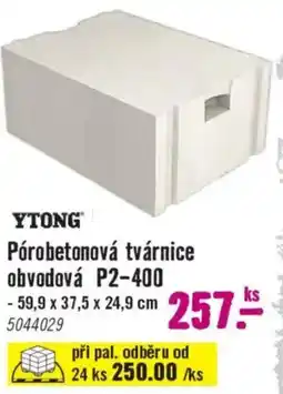 Hornbach Pórobetonová tvárnice obvodová P2-400 nabídka