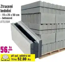 Hornbach Ztracené bednění nabídka