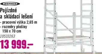 Hornbach Pojízdné a skládací lešení nabídka