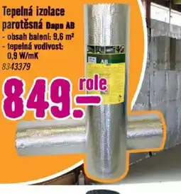 Hornbach Tepelná izolace parotěsná Dape AB nabídka
