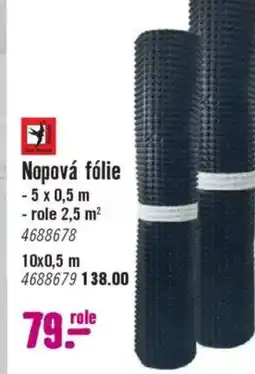 Hornbach Nopová fólie nabídka