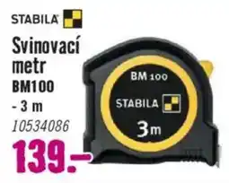 Hornbach STABILA Svinovací metr BM100 nabídka