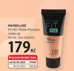 dm drogerie MAYBELLINE Fit Me! Matte+Poreless make-up nabídka