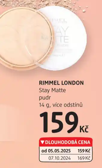 dm drogerie RIMMEL LONDON Stay Matte pudr nabídka