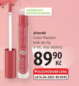 dm drogerie Alverde Color Passion lesk na rty nabídka