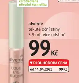dm drogerie Alverde tekuté oční stíny nabídka