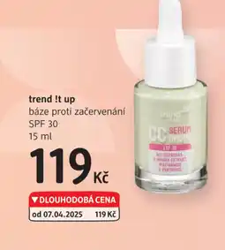 dm drogerie Trend !t up báze proti začervenání SPF 30 nabídka
