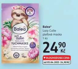 dm drogerie Balea Lazy Cutie pleťová maska nabídka