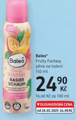 dm drogerie Balea Fruity Fantasy pěna na holení nabídka