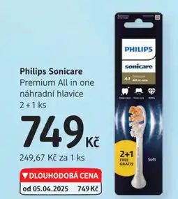 dm drogerie Philips Sonicare Premium All in one náhradní hlavice nabídka