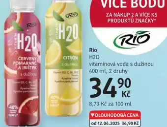 dm drogerie Rio H20 vitamínová voda s dužinou nabídka