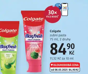 dm drogerie Colgate zubní pasta nabídka