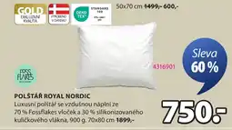 JYSK Polštář royal nordic nabídka