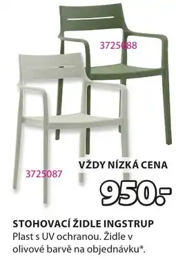 JYSK Stohovací židle ingstrup nabídka