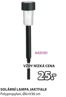 JYSK Solární lampa jaktfalk nabídka