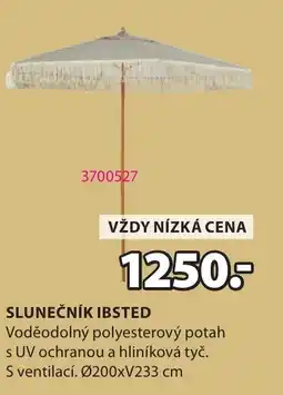 JYSK Slunečník ibsted nabídka