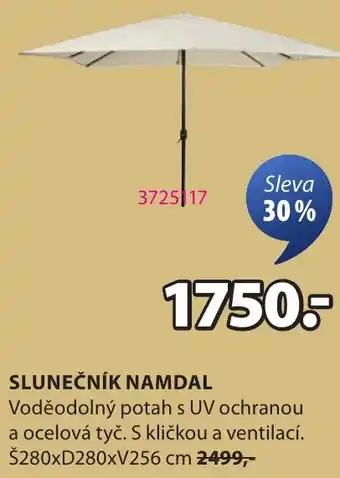 JYSK Slunečník namdal nabídka