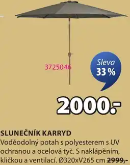 JYSK Slunečník karryd nabídka