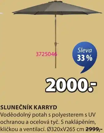 JYSK Slunečník karryd nabídka