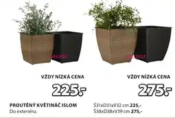JYSK Proutěný květináč islom nabídka